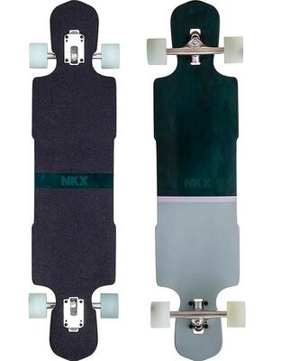 Longboard city action, grau