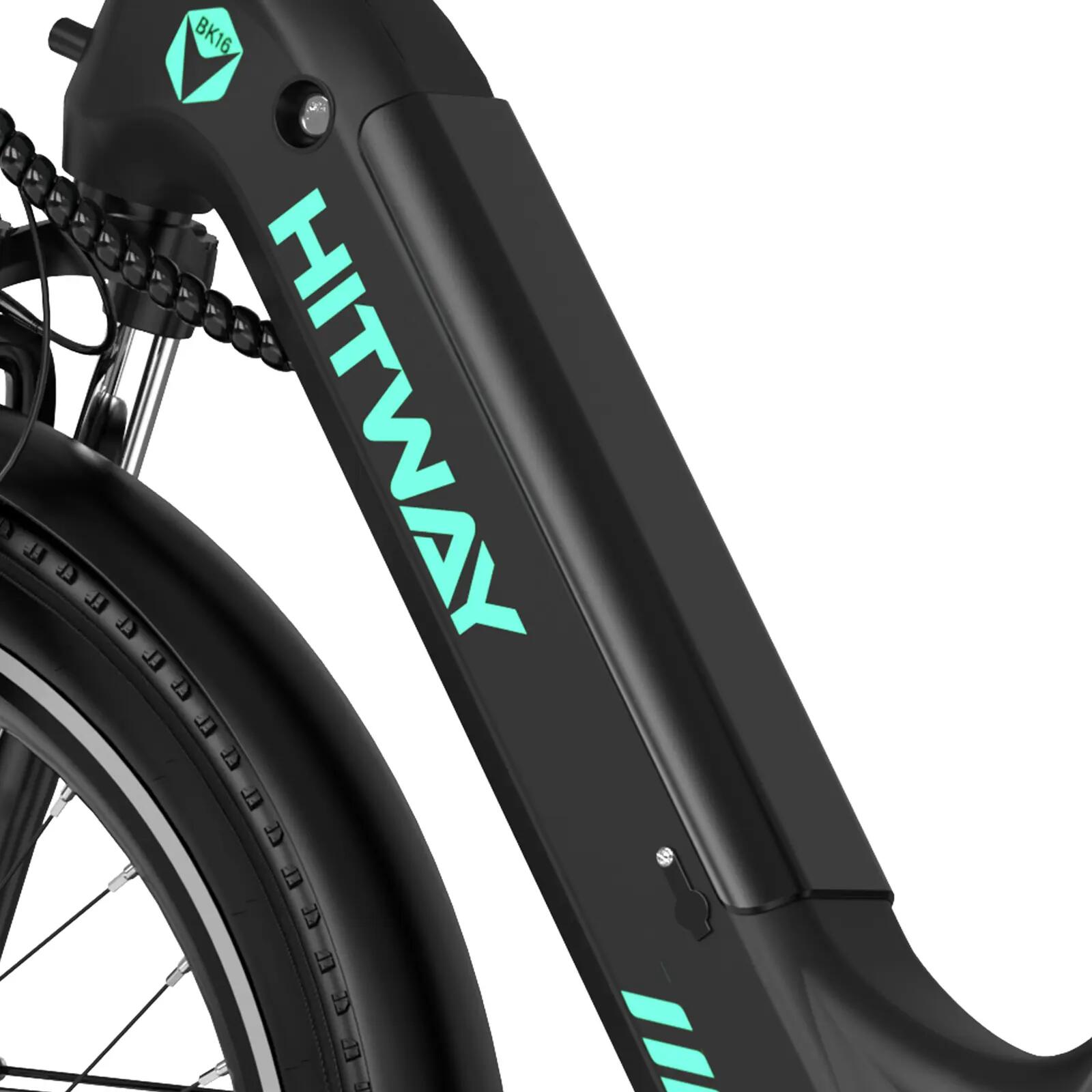 Bici elettrica 48V 18Ah Bicicletta elettrica 26 Pollici Telaio in Alluminio BK16 6/6