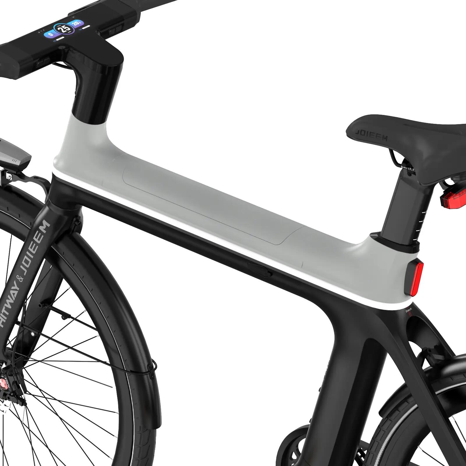Elektrische stadsfiets 700C, riemaandrijving, koppelsensor, GPS E-Bike 5/5