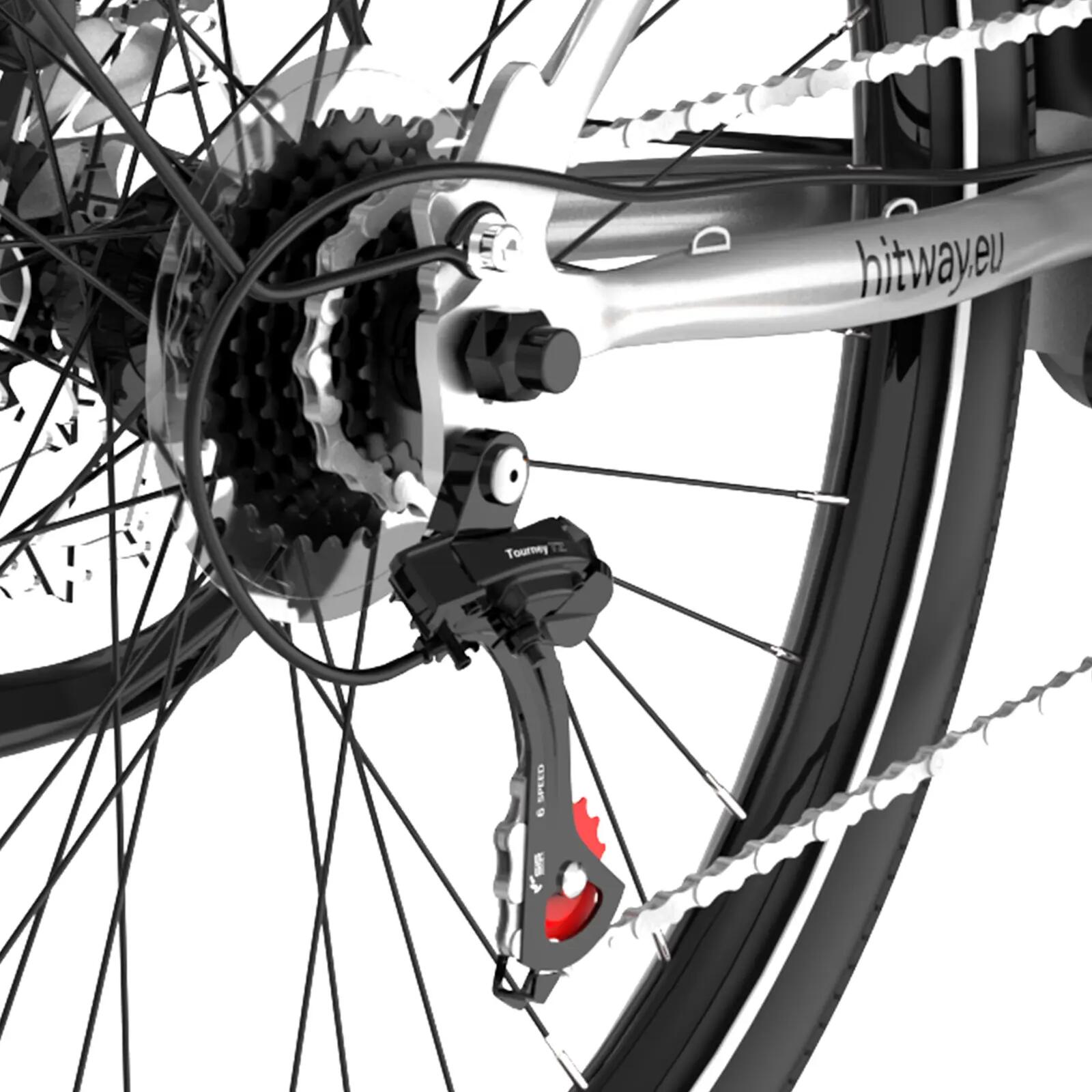Bicicleta eléctrica 27,5" Bicicleta eléctrica urbana 120–150km APP&NFC BK-U1 5/6