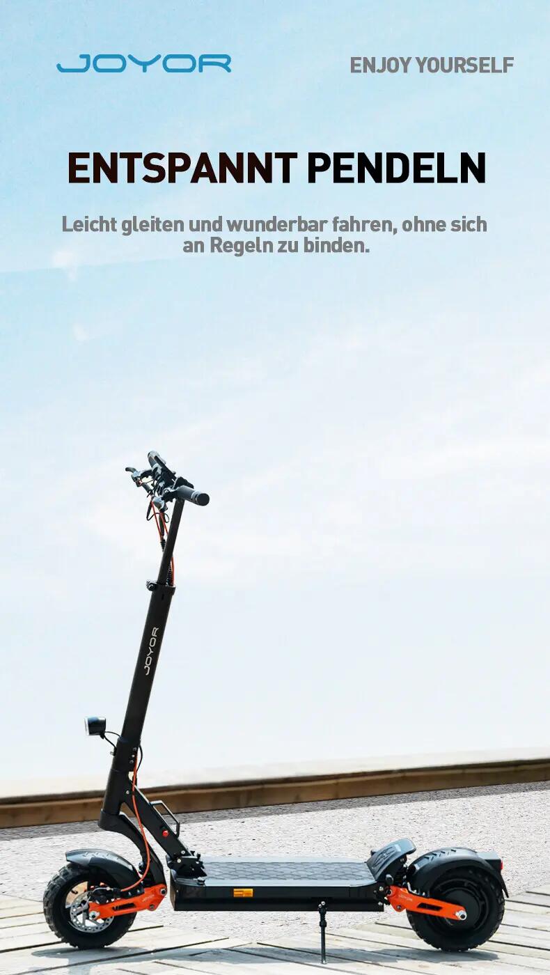 Elektrische step JOYOR T6E ABE 500W 20 km/h 7/10