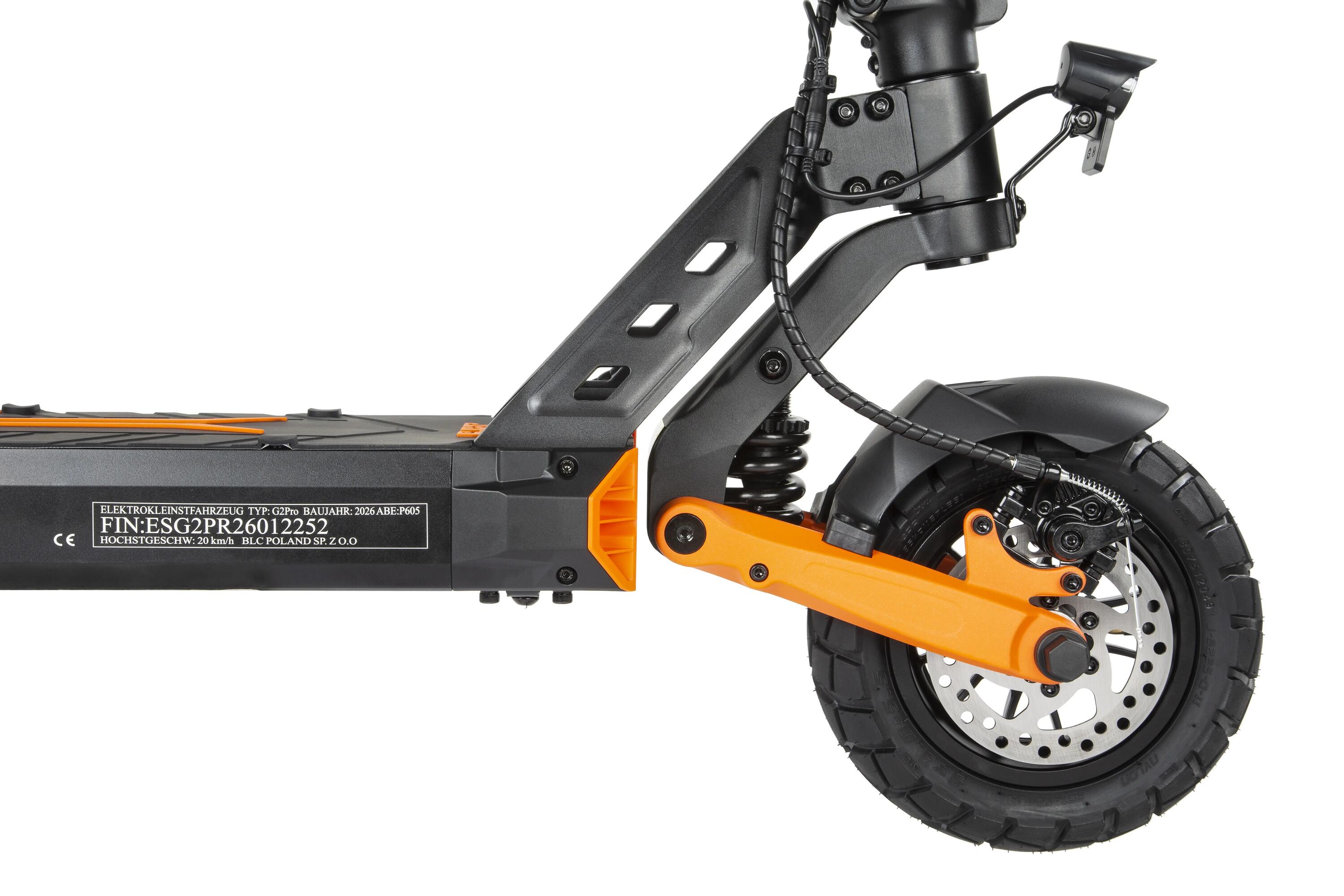 Monopattino elettrico KUKIRIN G2 Pro ABE 500W 20 km/h 8/9