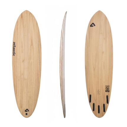 Planche de Surf en Époxy et Bois - Ray - 6'3 x 21" x 2,5" - 36.6L