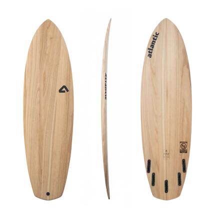 Planche de Surf en Époxy et Bois - Octopus - 5'10 x 20" x 2,5" - 33.7L