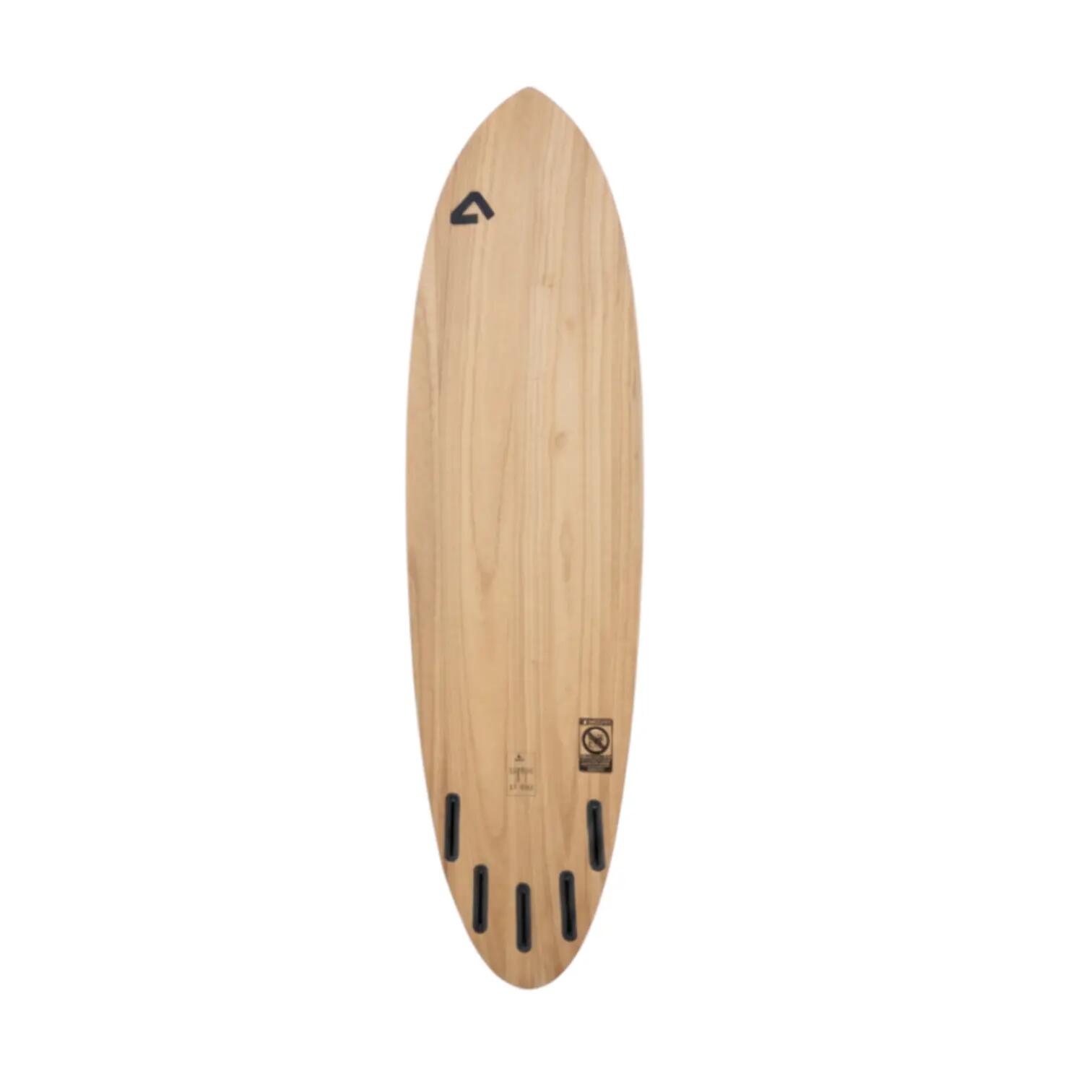 Planche de Surf en Époxy et Bois - Ray - 6'3 x 21" x 2,5" - 36.6L 3/12
