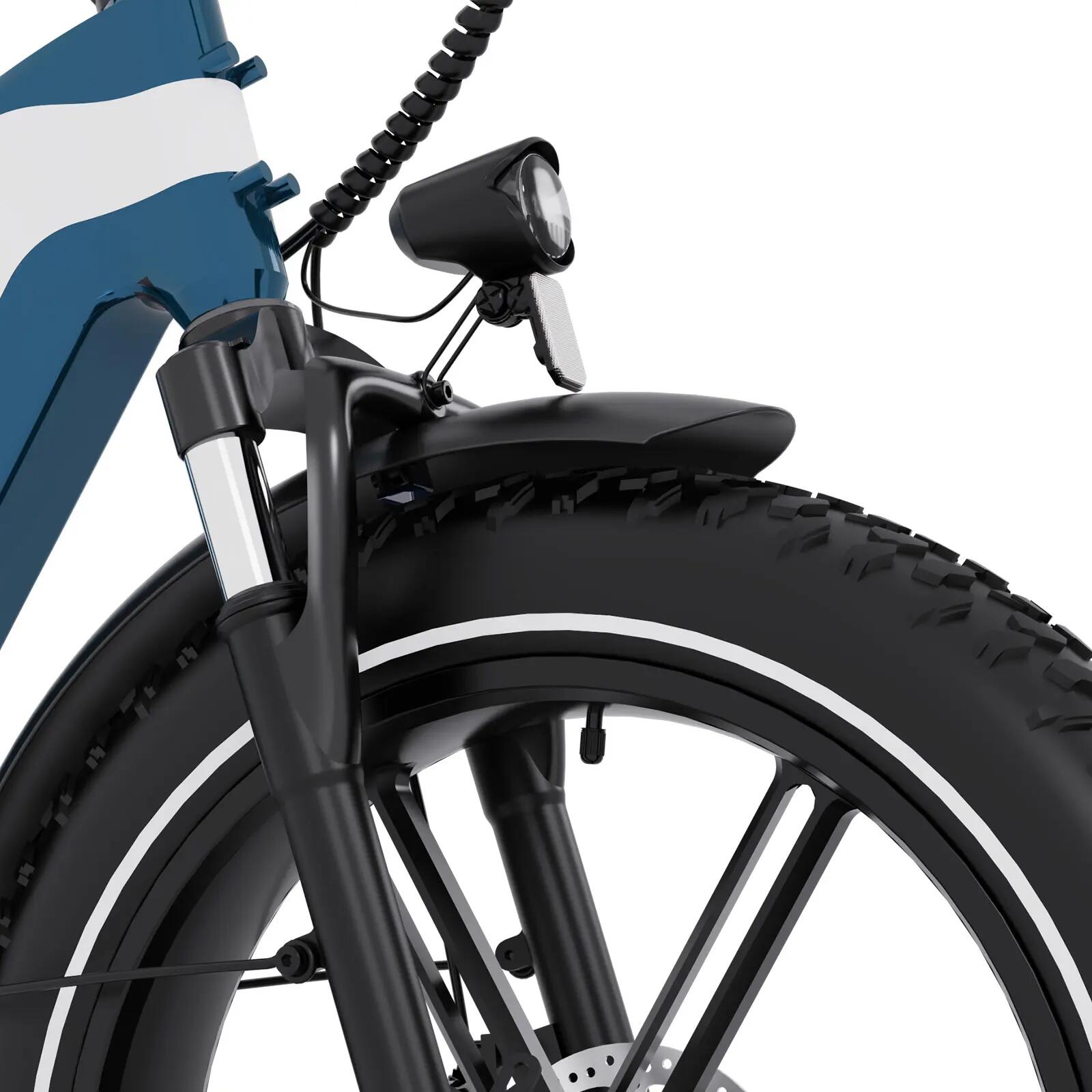 ECO R2 Bicicleta elétrica Fat Bike dobrável 20x4.0, bateria 48V 8/9