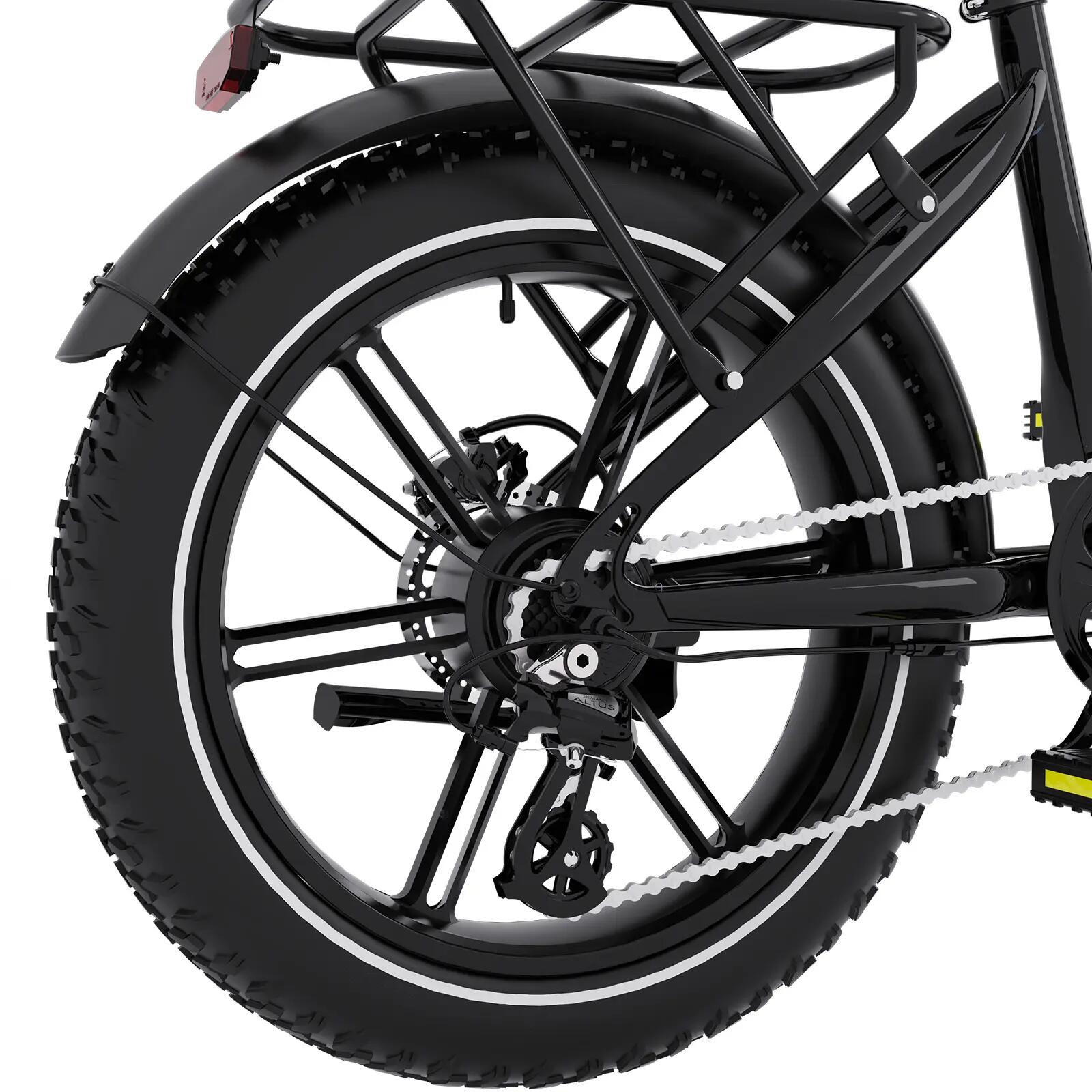 ECO R2 opvouwbare elektrische Fat Bike 20x4.0, 48V 10,4Ah accu 7/9