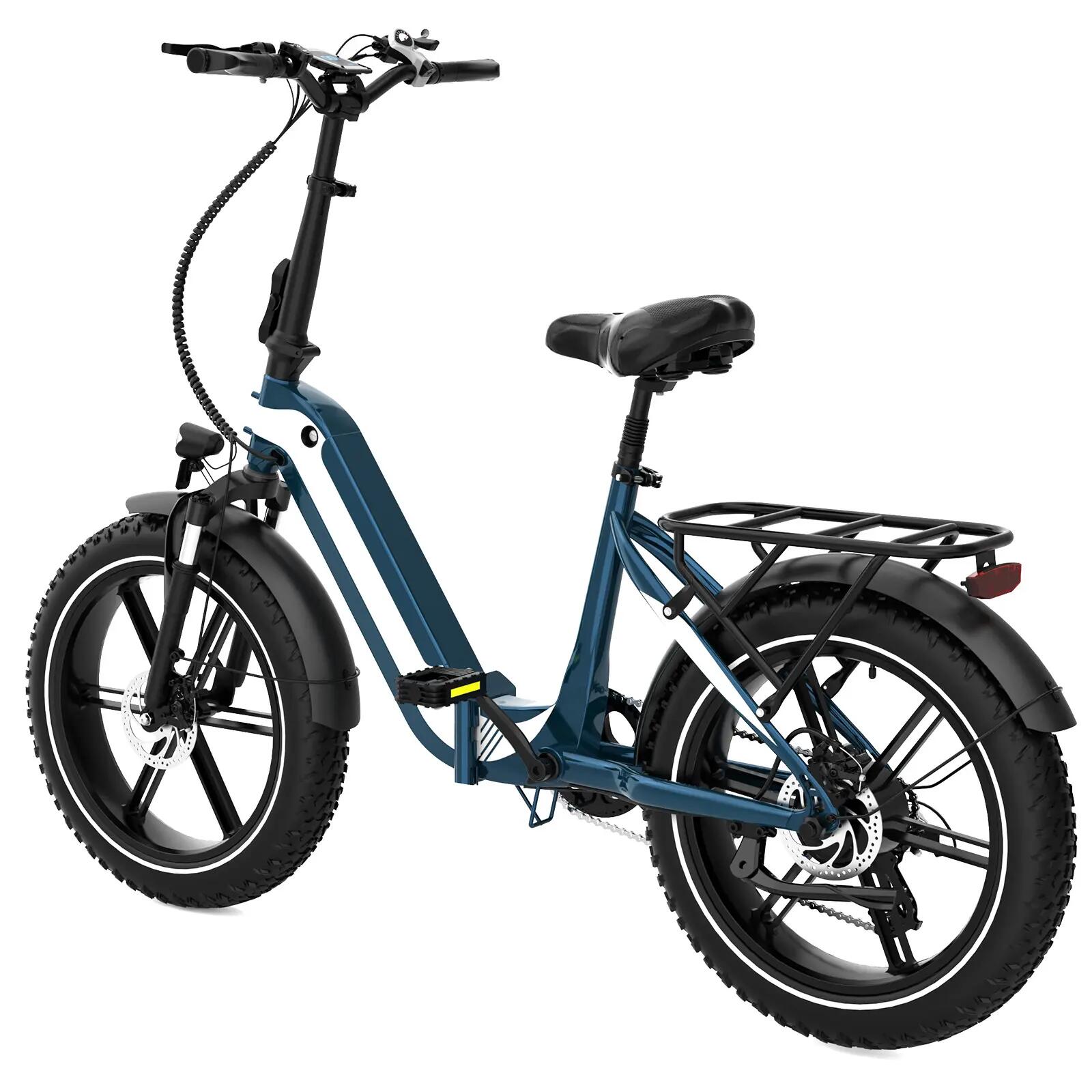 ECO R2 Bicicleta elétrica Fat Bike dobrável 20x4.0, bateria 48V 4/9