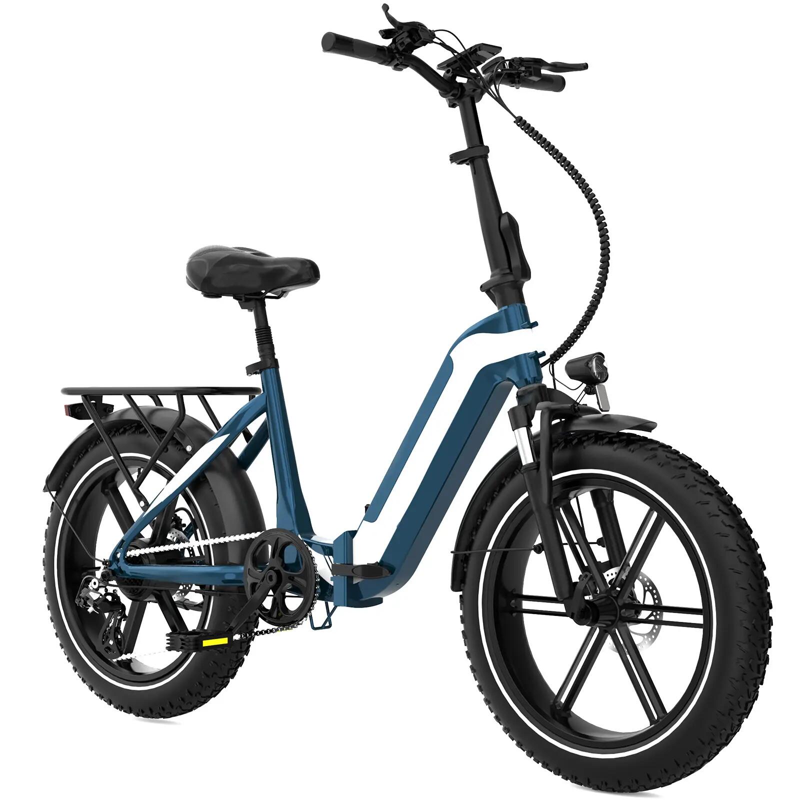 ECO R2 Bicicleta elétrica Fat Bike dobrável 20x4.0, bateria 48V 3/9