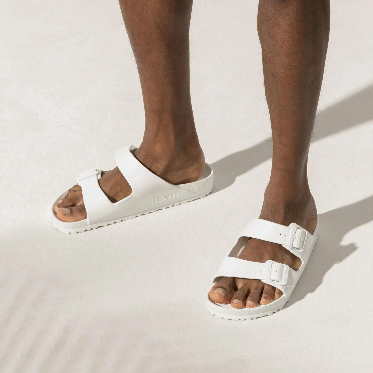 Platte Arizona EVA sandalen voor volwassenen (Wit) 9/14