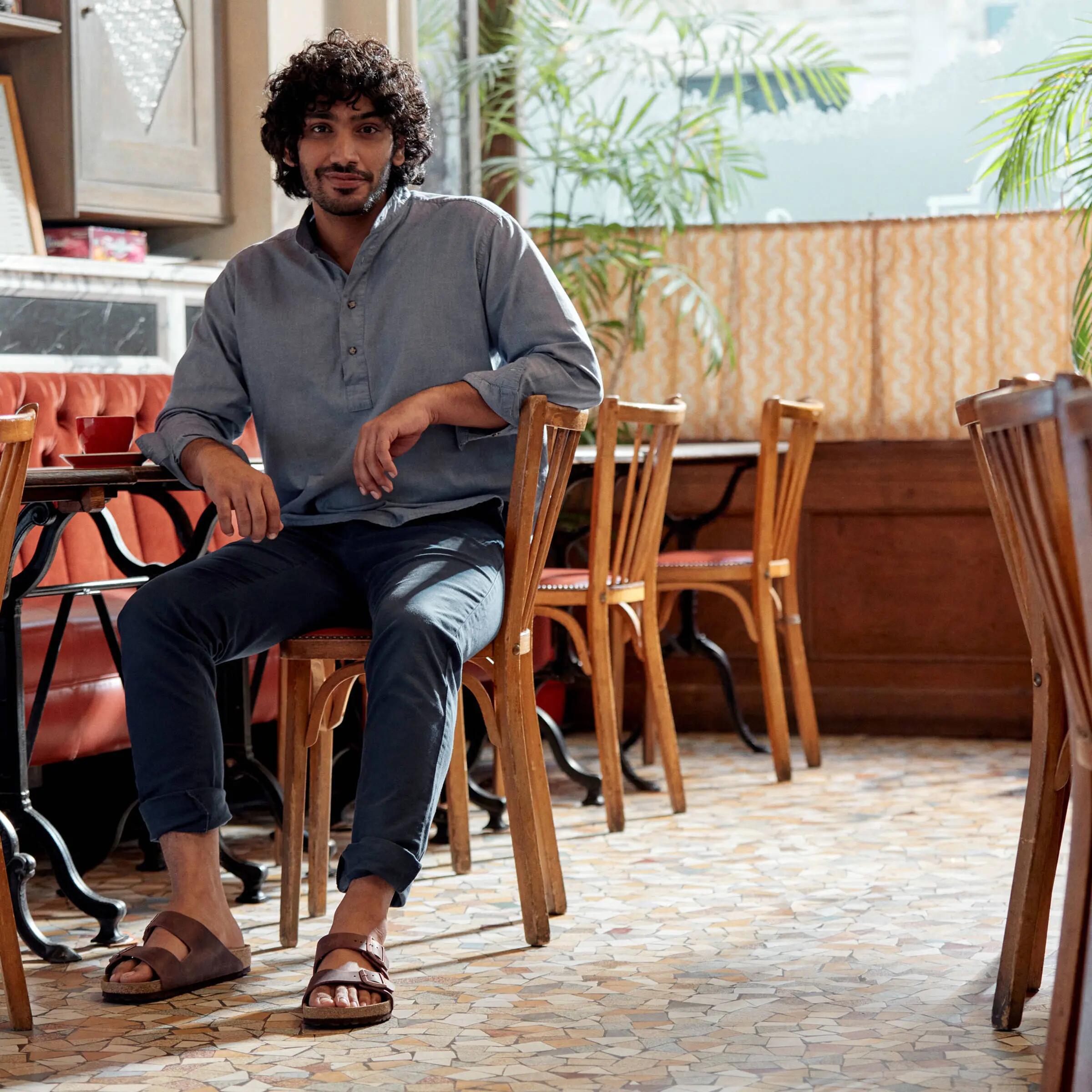 Mules unisex Birkenstock Arizona Habana Naturleder 10/11