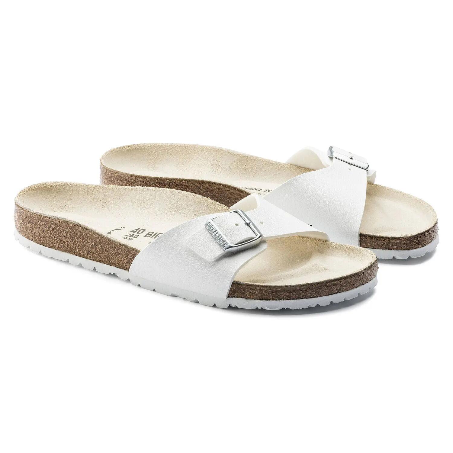 Sandales femme Birkenstock Madrid blanc standard 0040731 4/8
