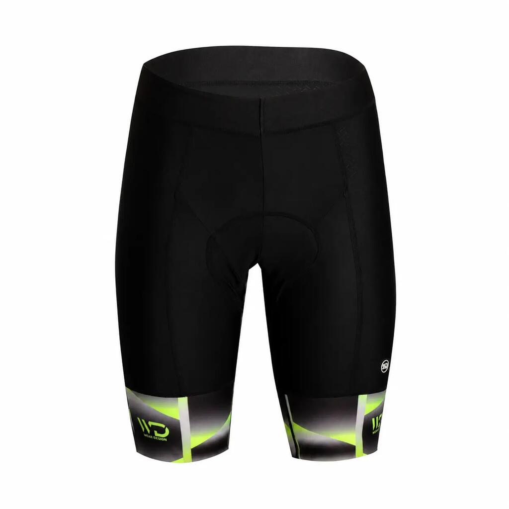 CUBIC CYCLING SHORTS (STRAPLESS) BLACK/WHITE