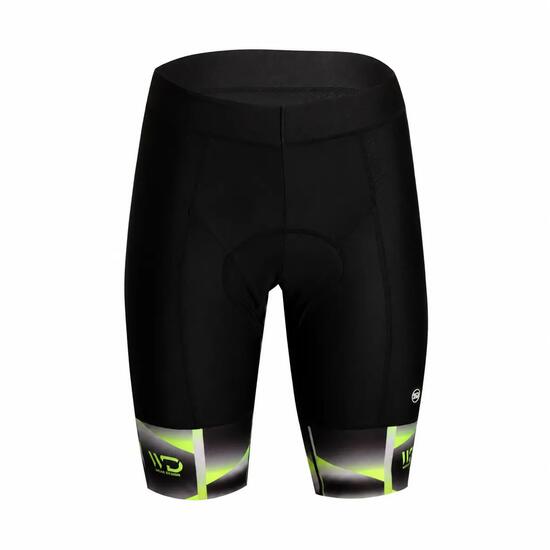 CUBIC FIETSBROEK ZONDER BANDJES ZWART/WIT