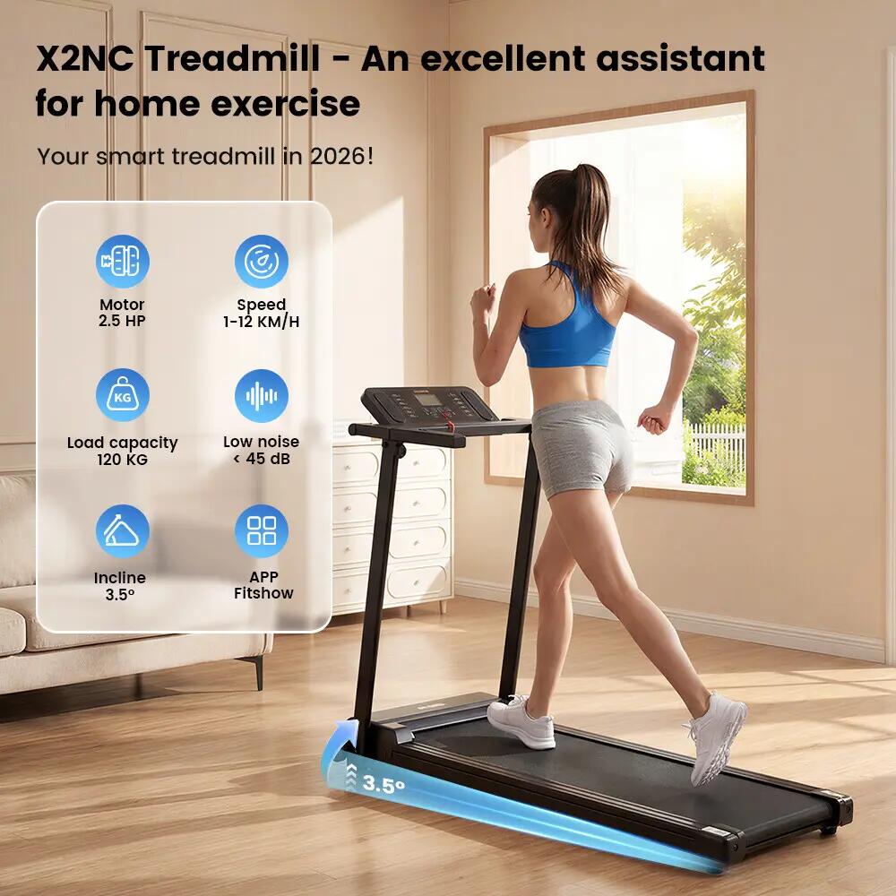 iscooter X2NC tapis roulant con 1–12 km/h, 3.5% 9/12