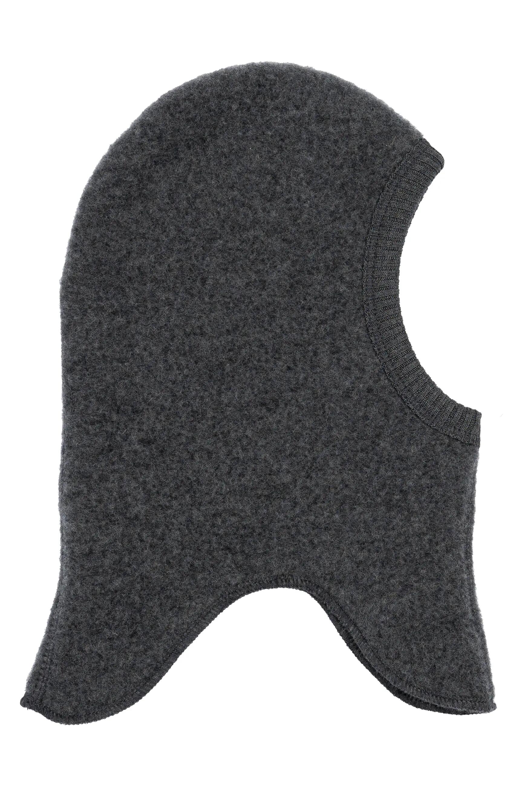 Mikk-line Passamontanha de lã Anthracite Melange 74/80 4/4
