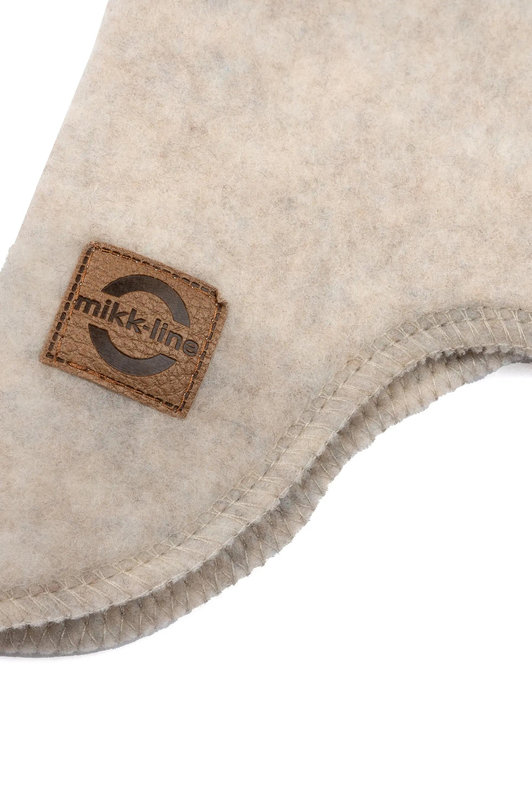 Mikk-line Passamontanha de lã Melange Offwhite 50/56 3/5