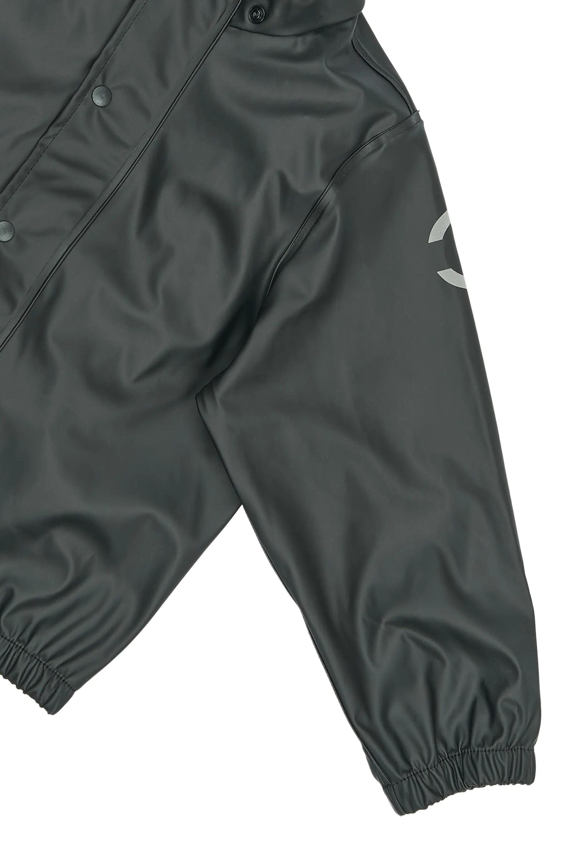 Mikk-line Completo da pioggia in PU con bretelle, GRS Black 74 5/5