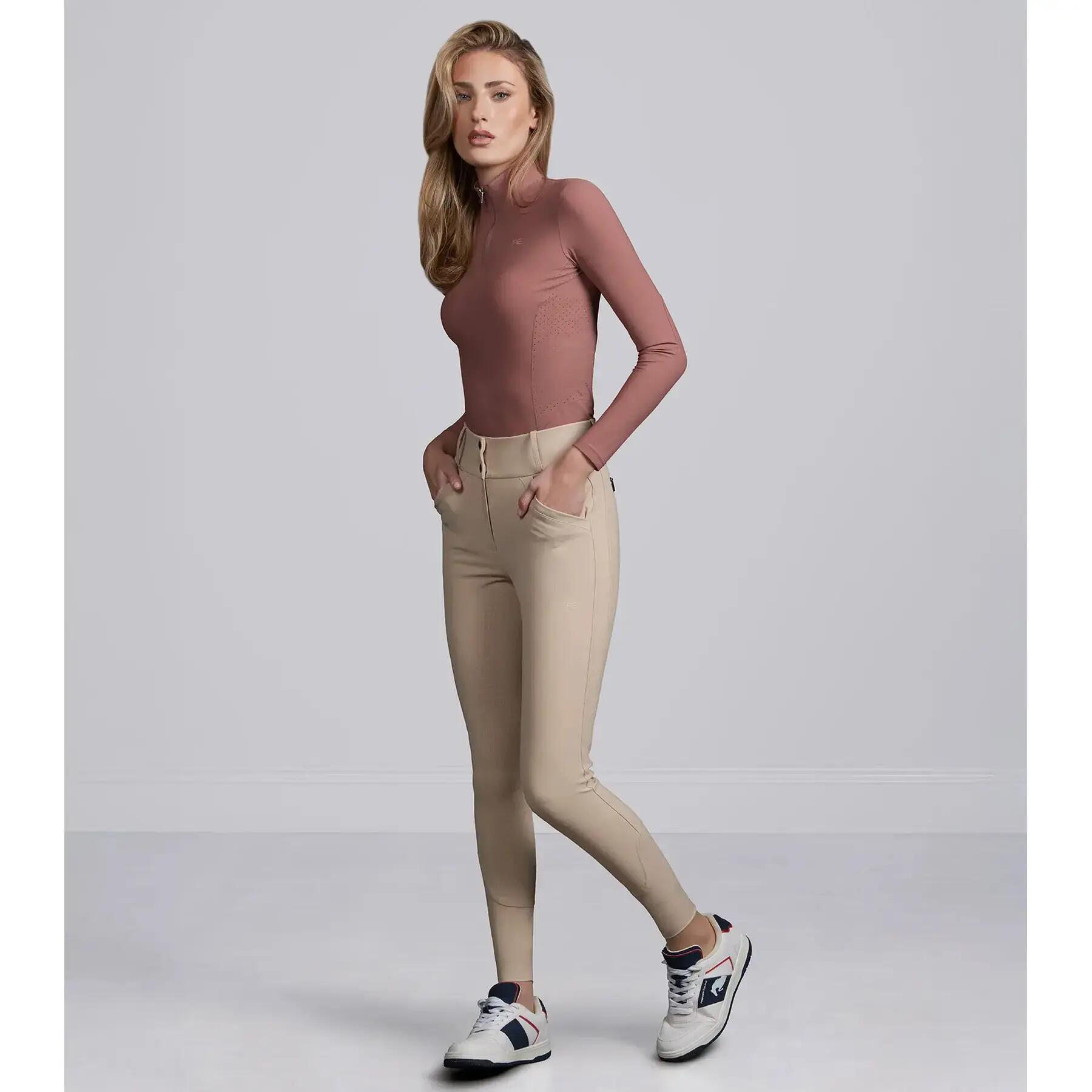 Pantaloni da equitazione full grip da donna Premier Equine Prospero 2/6