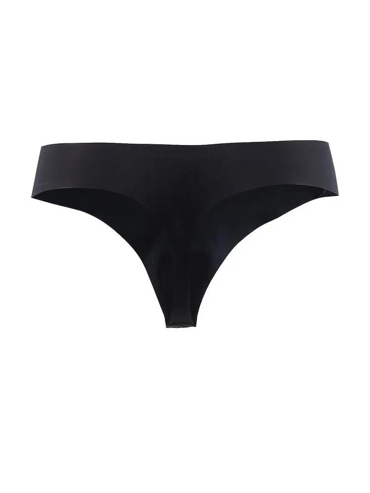 Damen - radsport - string - nahtlos, atmungsaktiv - schwarz 4/4