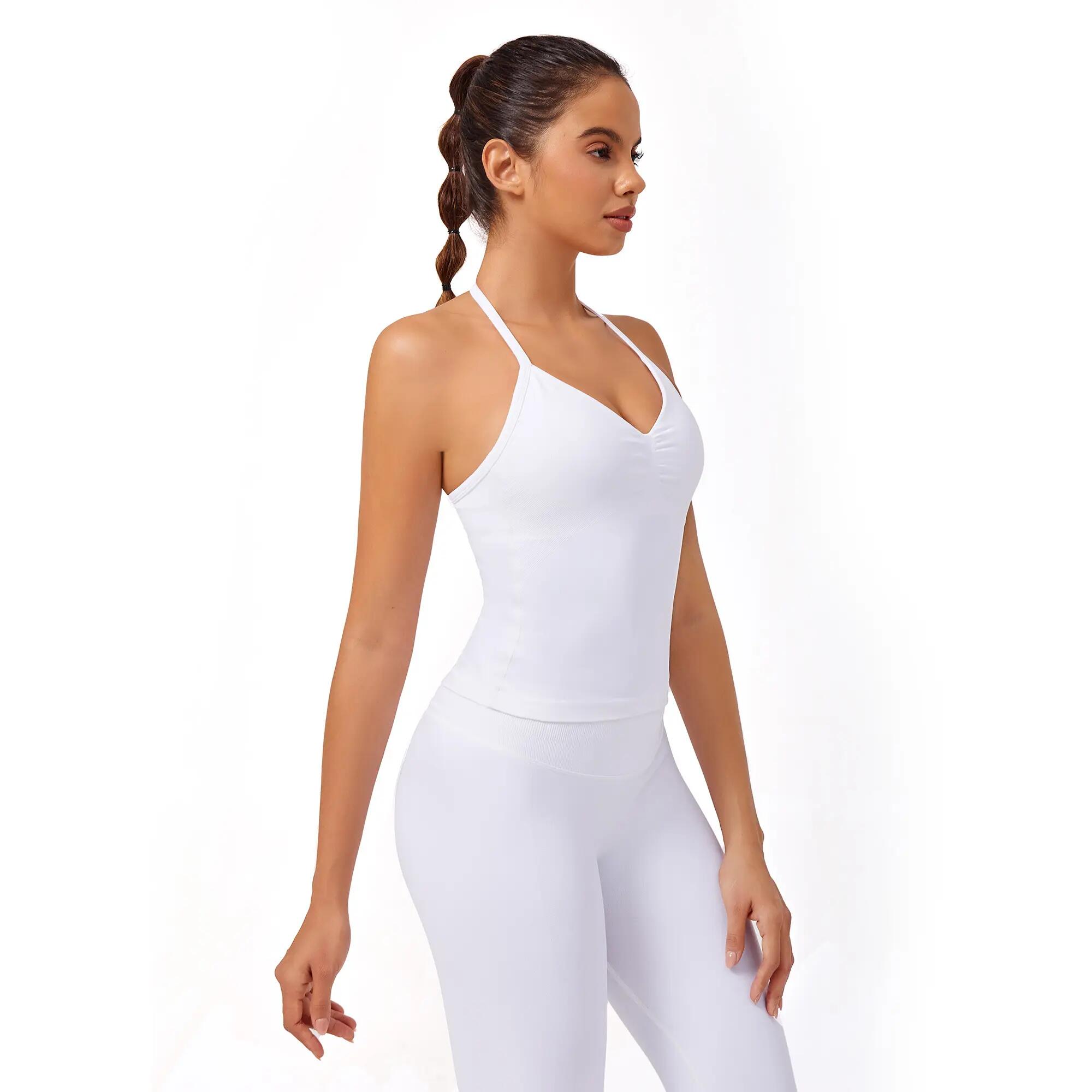 YEAZ Top sportivo da donna aderente alla figura con arricciatura SCENE 3/5