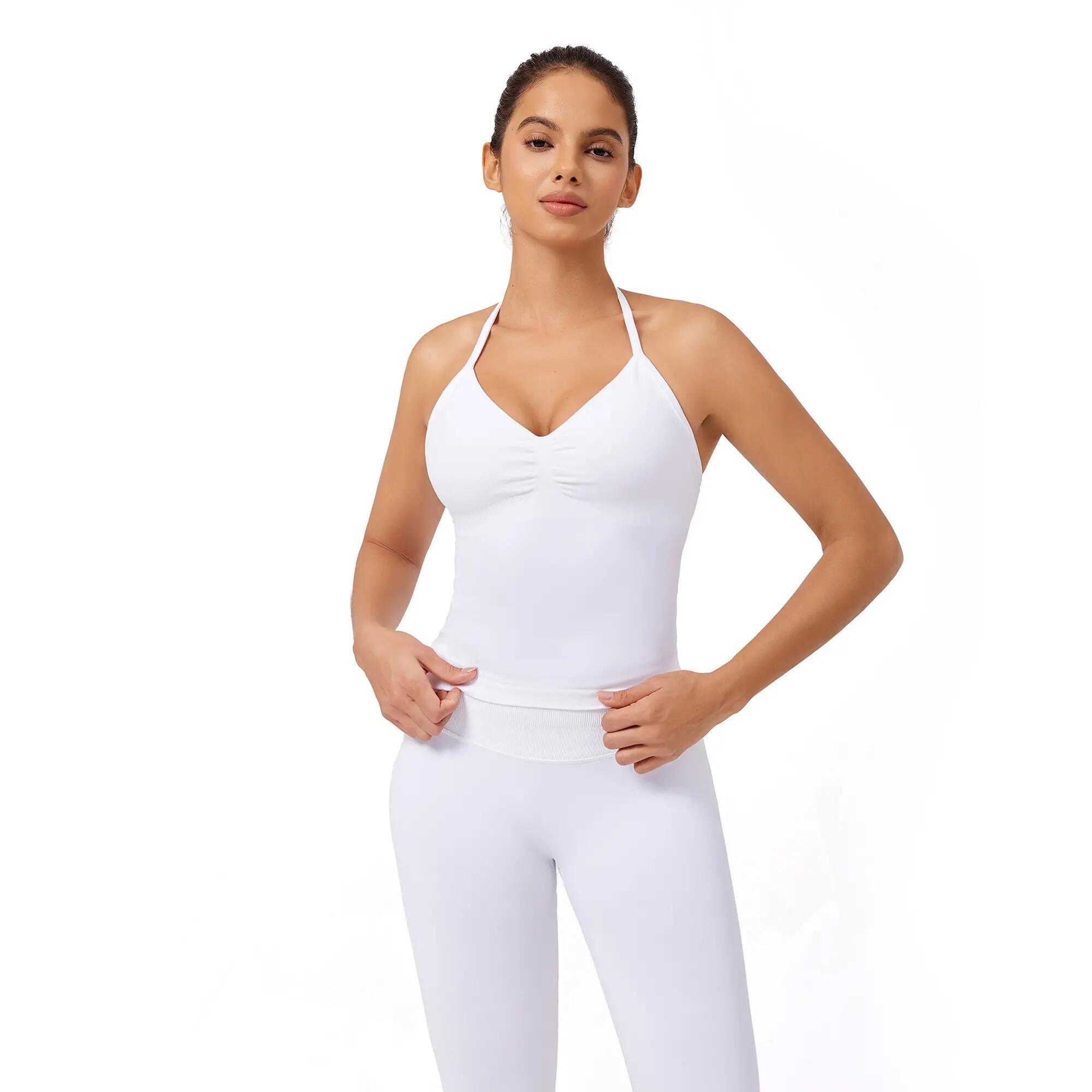 YEAZ Top sportivo da donna aderente alla figura con arricciatura SCENE 2/5
