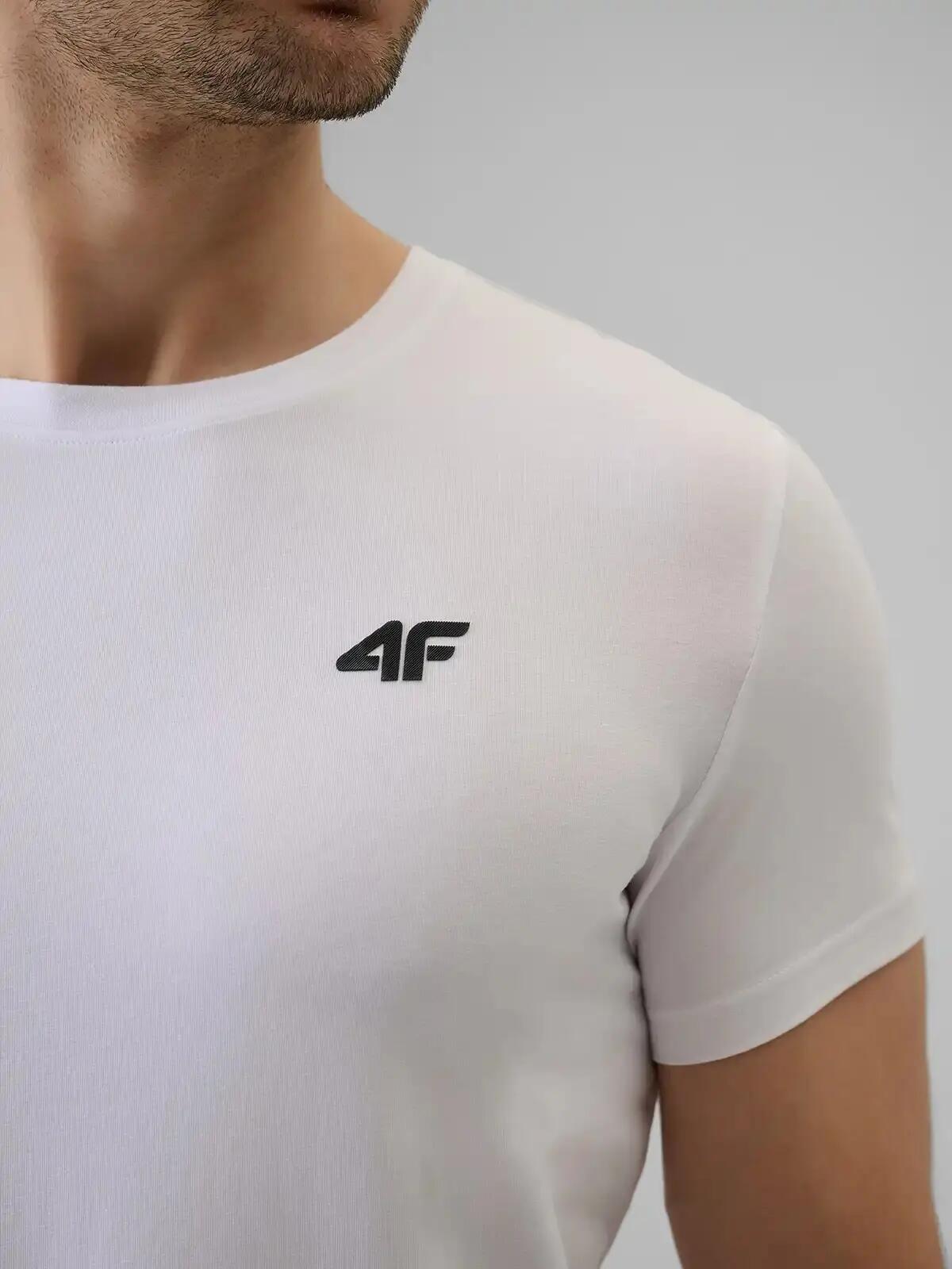 T-shirt męski bawełniany 4F 4FWMM00TTSHM3340 4/6