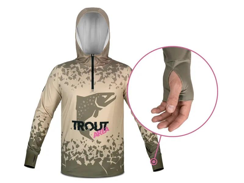 Camiseta con capucha UV ARMOR 50+ | Trout L 3/7
