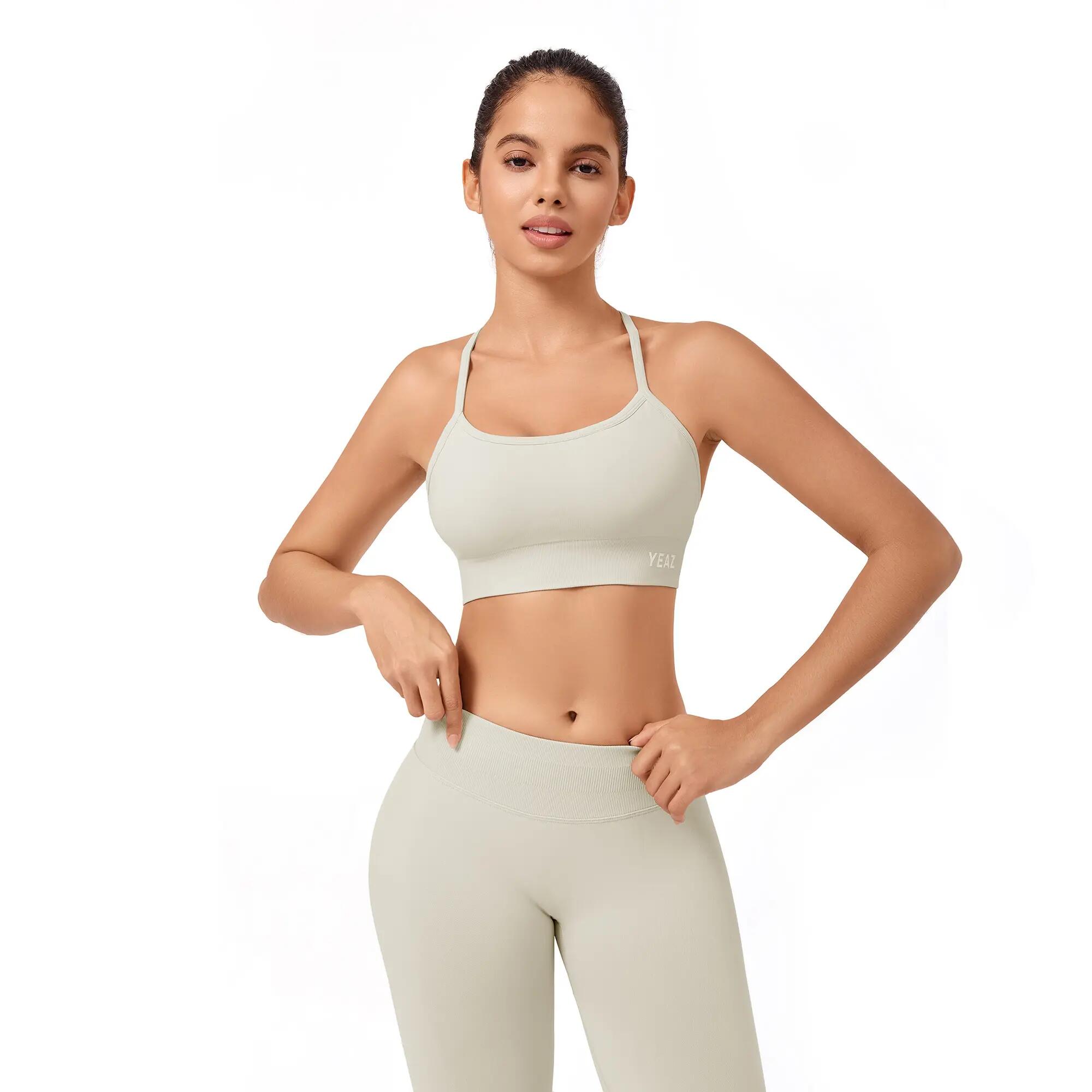 YEAZ Reggiseno sportivo elasticizzato da donna per allenamento e fitness VICE 2/5