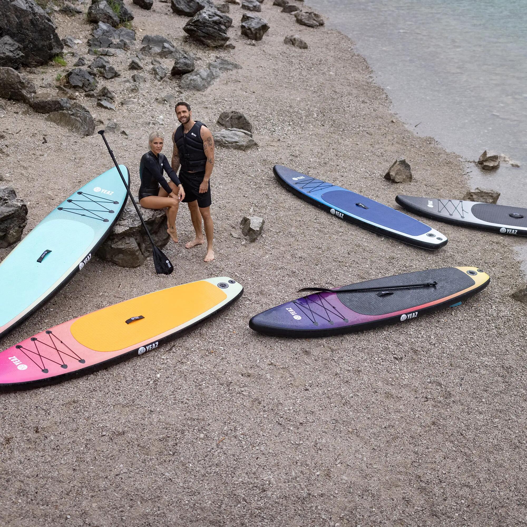 YEAZ Tavola e kit SUP SUNSET BEACH - EXOTRACE - SET 7/12