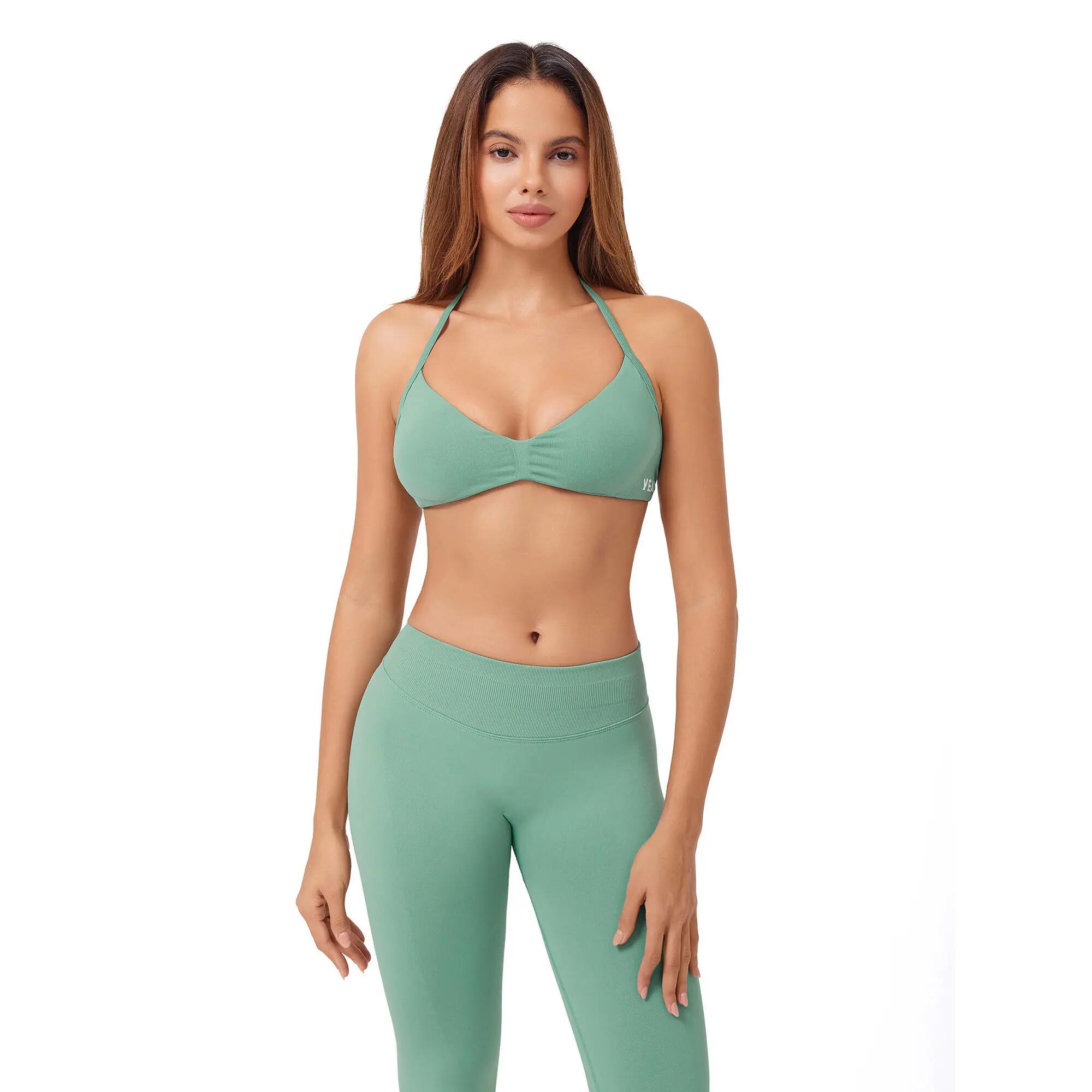 YEAZ Top reggiseno sportivo femminile con scollo ad aletta FLY 2/5
