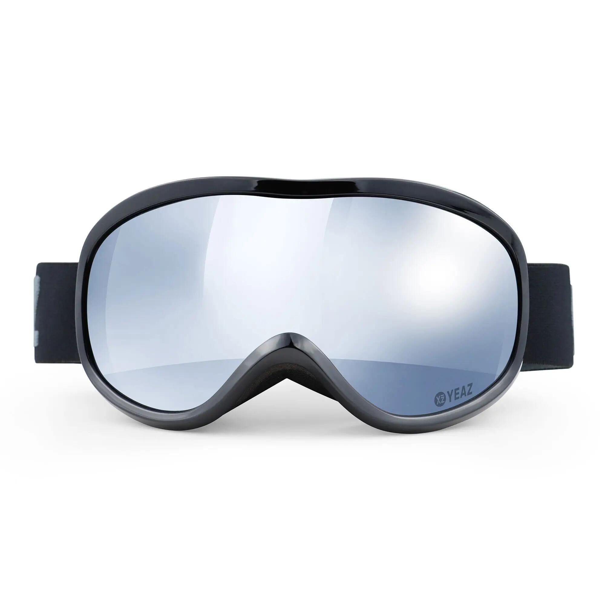 YEAZ Masque de ski/snowboard argenté/noir STEEZE 5/10