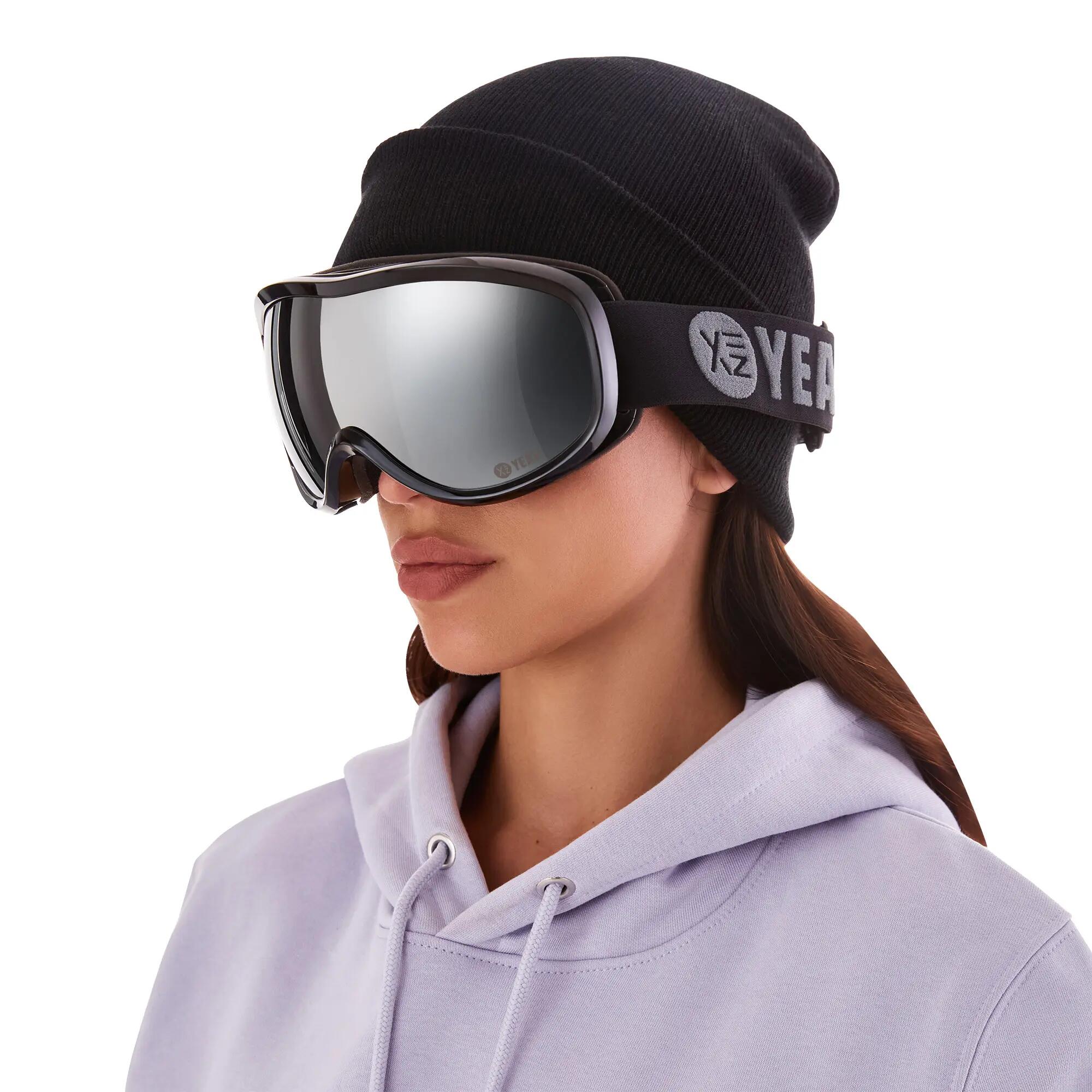 YEAZ Masque de ski/snowboard argenté/noir STEEZE 3/10