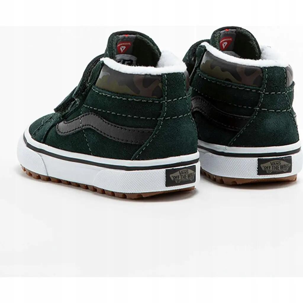 BUTY DZIECIĘCE VANS TRAMPKI SKÓRA ZAMSZOWA OCIEPLANE RZEP MID REISSUE 3/5