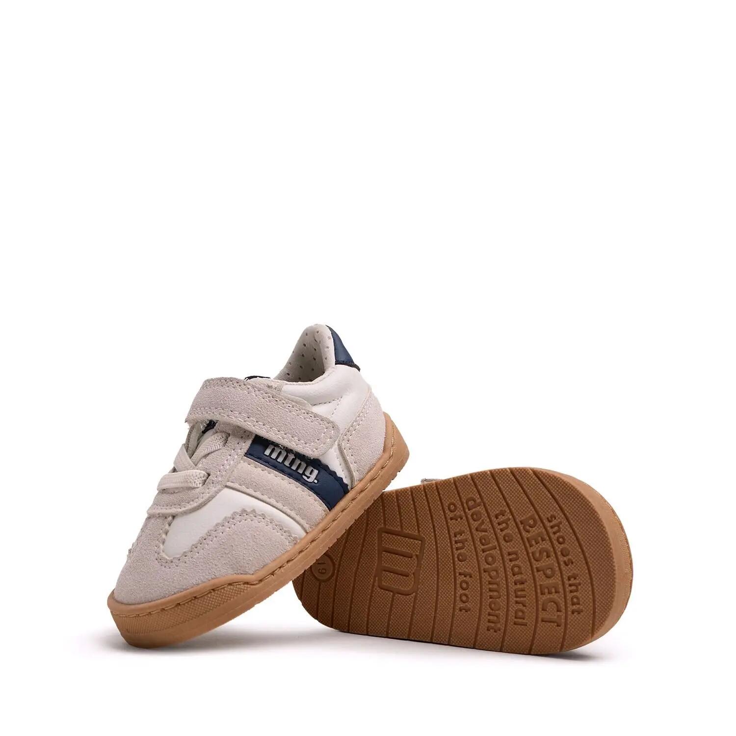 Zapatillas caminar Niños barefoot MTNG KIDS Free baby Blanco 6/7
