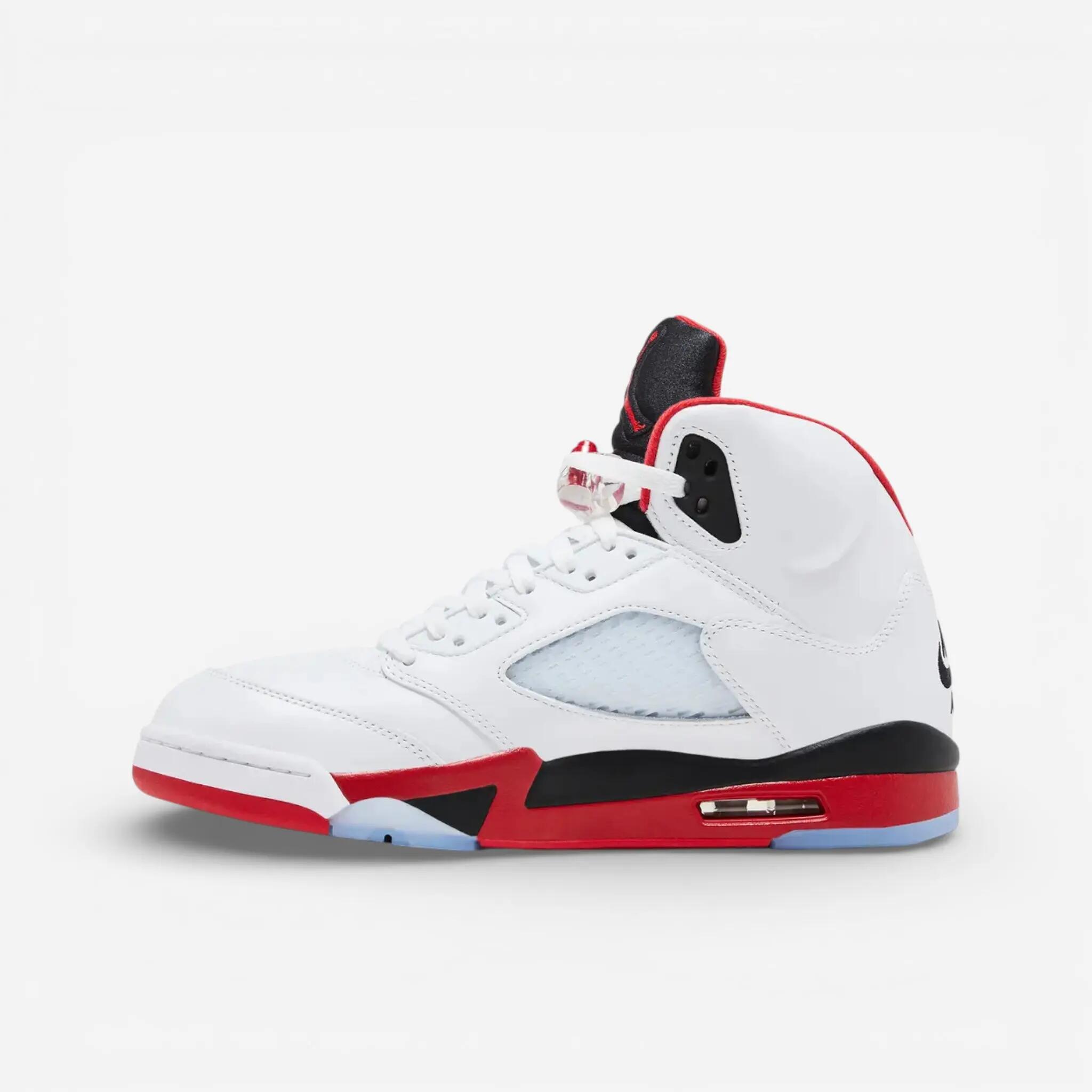 Jordan 5 Retro Fire Red Black Tongue (2025) 2/3