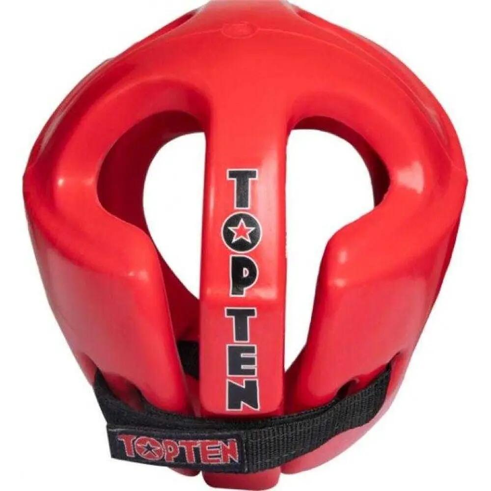 "Top Ten" Boxsport Kopfschutz für , PUSchaumstoff Herren Rot L 2/4
