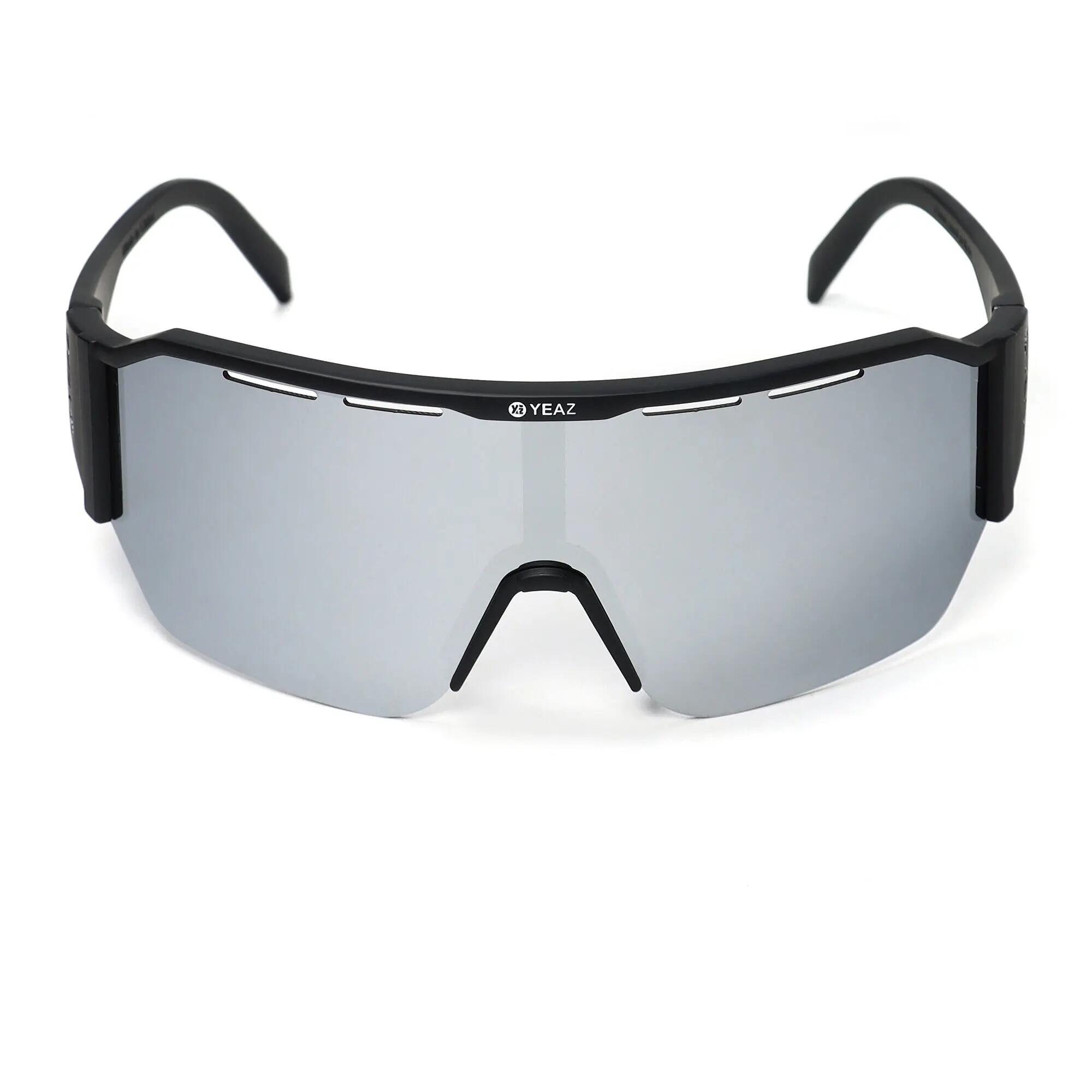 YEAZ Occhiali da sole sportivi verde/argento SUNVIBE 4/6