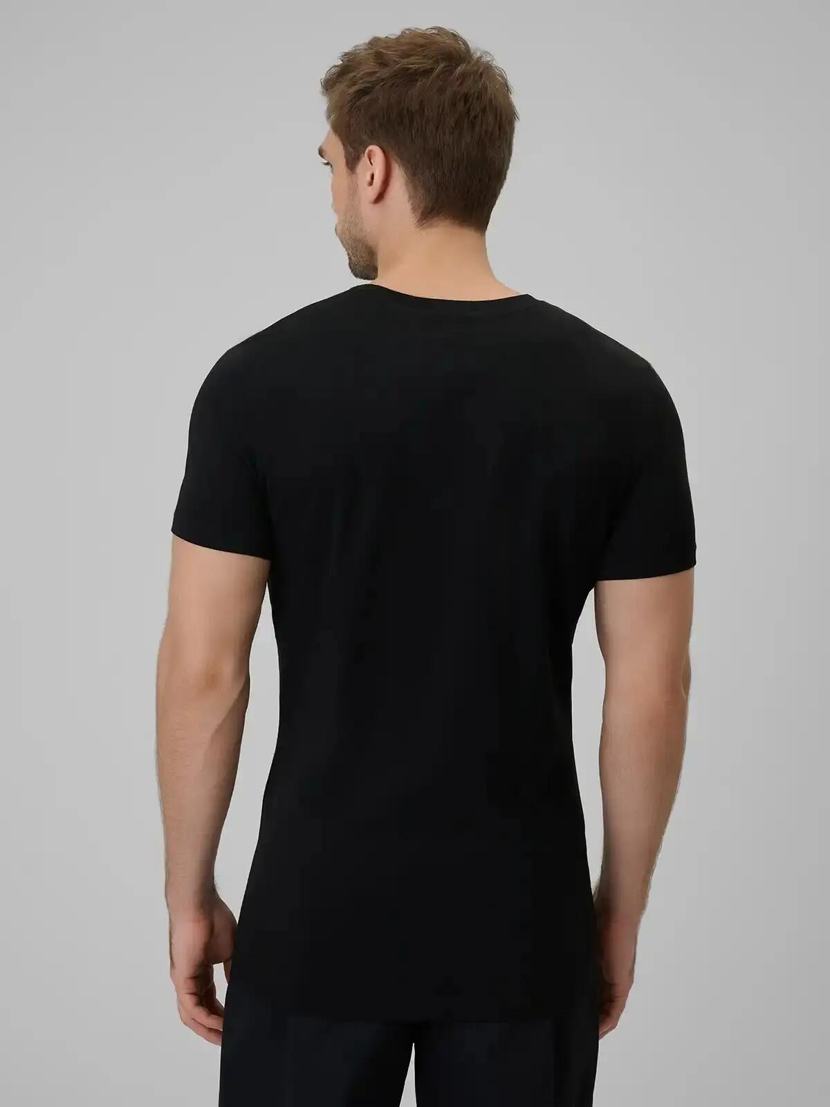 T-shirt męski bawełniany 4F 4FWMM00TTSHM3340 2/5