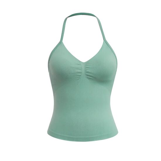 YEAZ Top sport femme moulant avec fronces SCENE