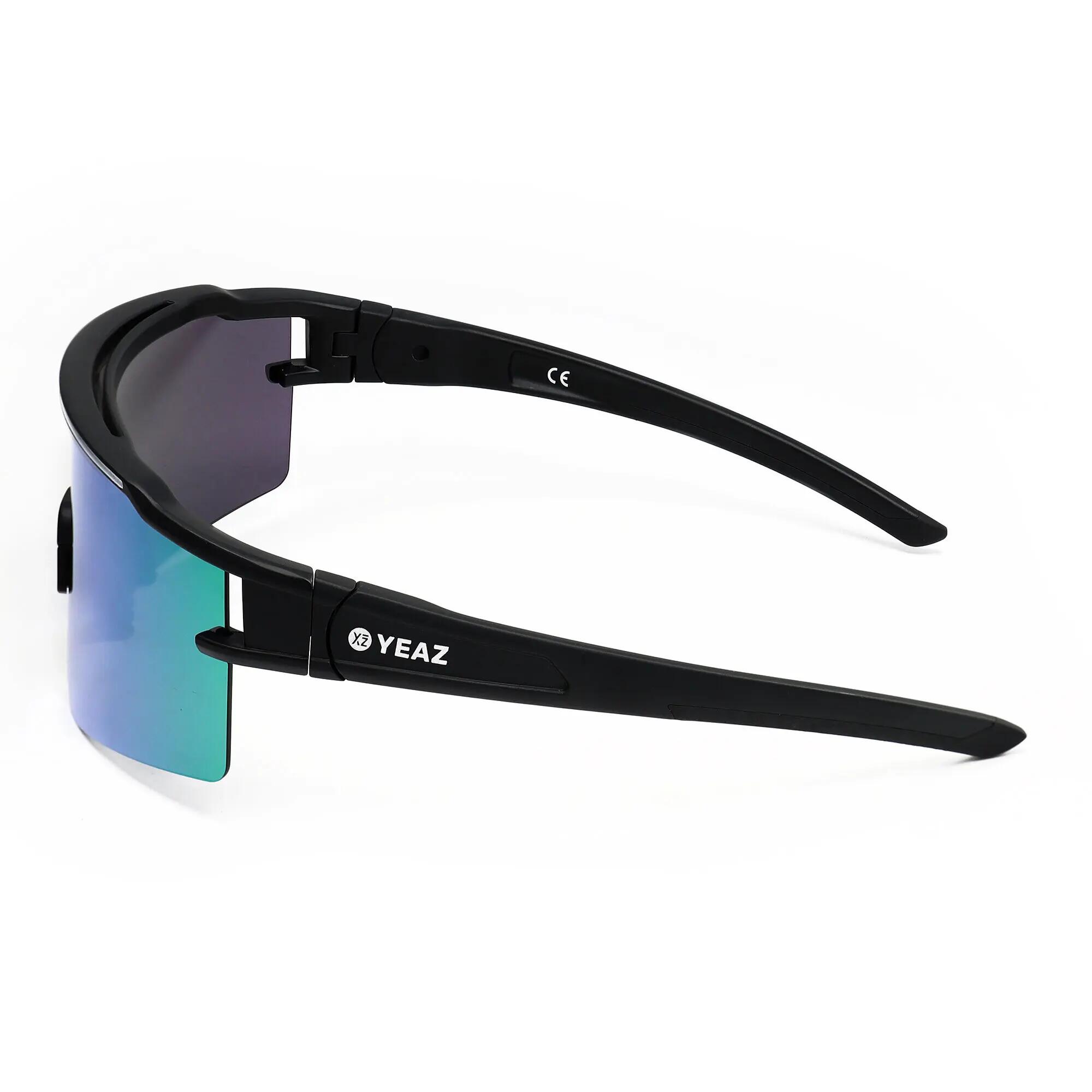 YEAZ Occhiali da sole sportivi Bianco/Blu SUNTHRILL Set 7/9