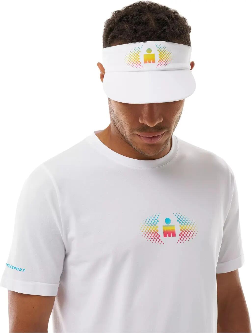 Camiseta Compressport Training Ironman 2026 blanca para hombre 4/7