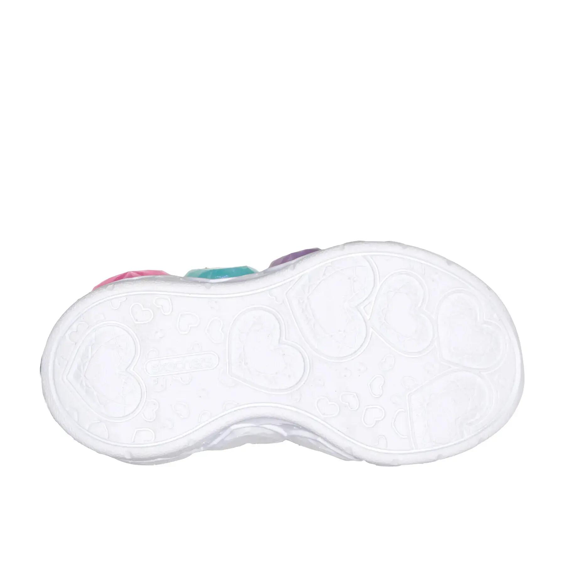 Baskets dla niemowląt Skechers Enchanted Heart Lights 5/5
