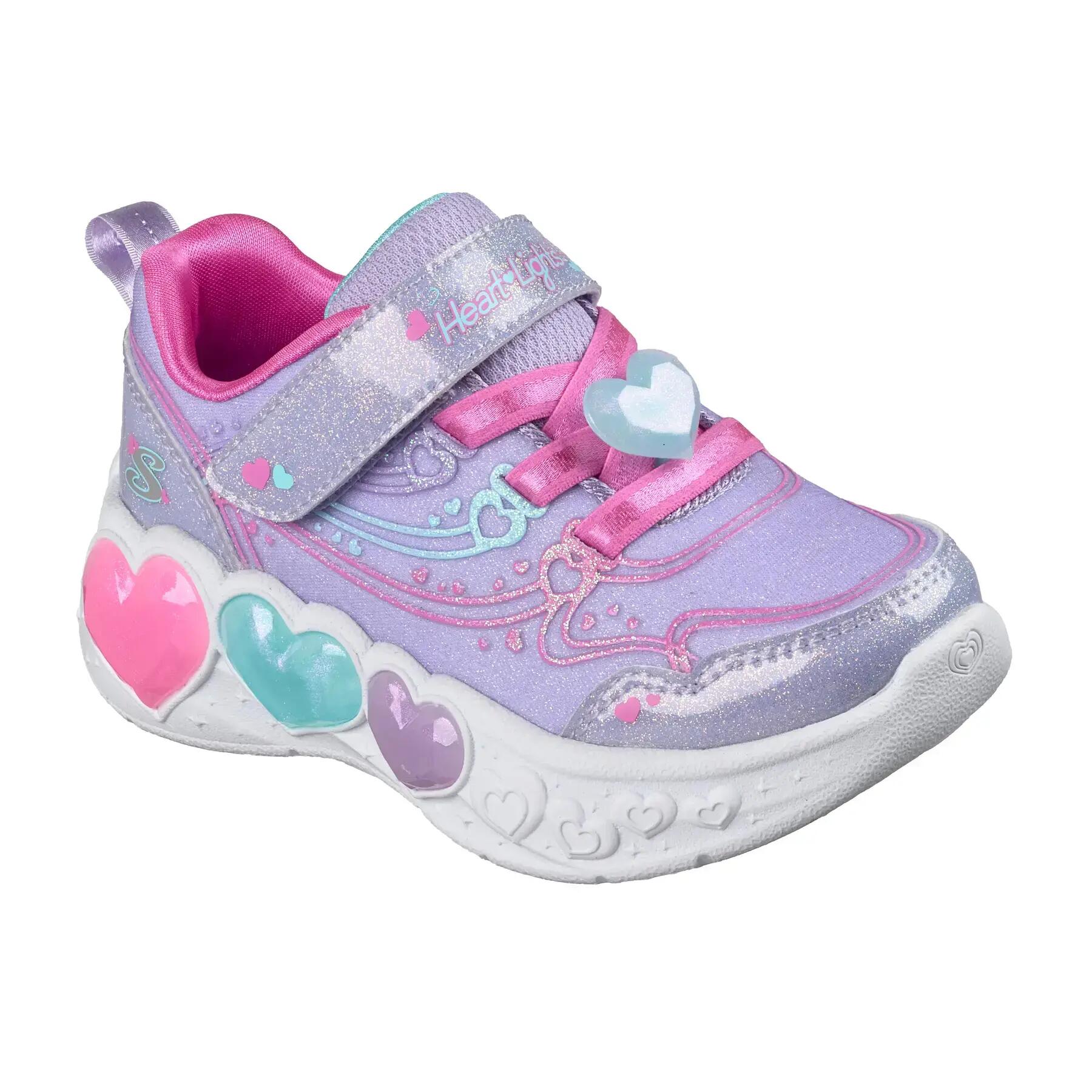 Baskets dla niemowląt Skechers Enchanted Heart Lights 3/5