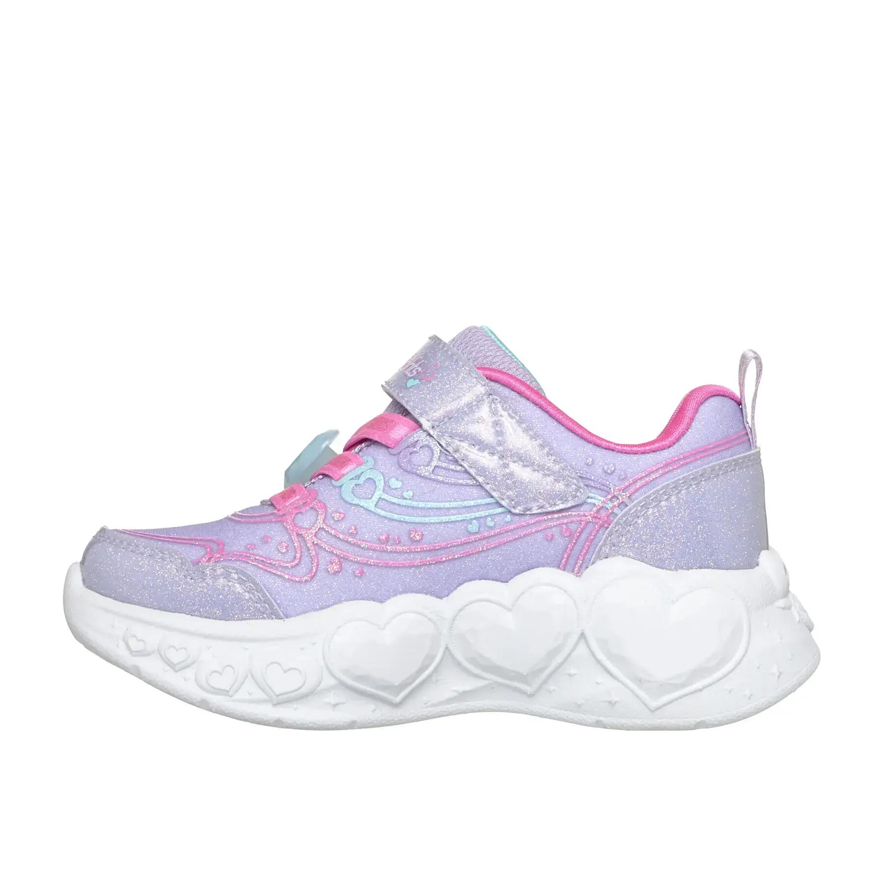 Baskets dla niemowląt Skechers Enchanted Heart Lights 2/5