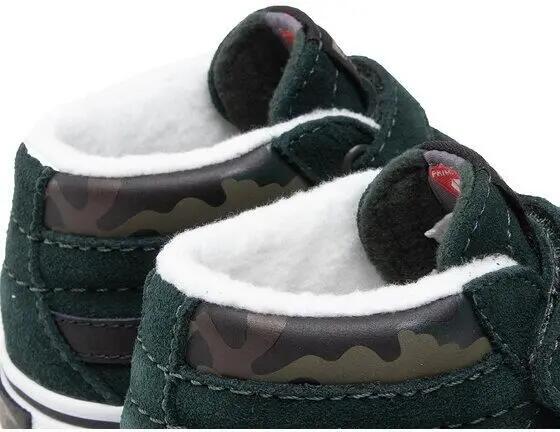 BUTY DZIECIĘCE VANS TRAMPKI SKÓRA ZAMSZOWA OCIEPLANE RZEP MID REISSUE 4/5