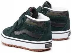 BUTY DZIECIĘCE VANS TRAMPKI SKÓRA ZAMSZOWA OCIEPLANE RZEP MID REISSUE 2/5