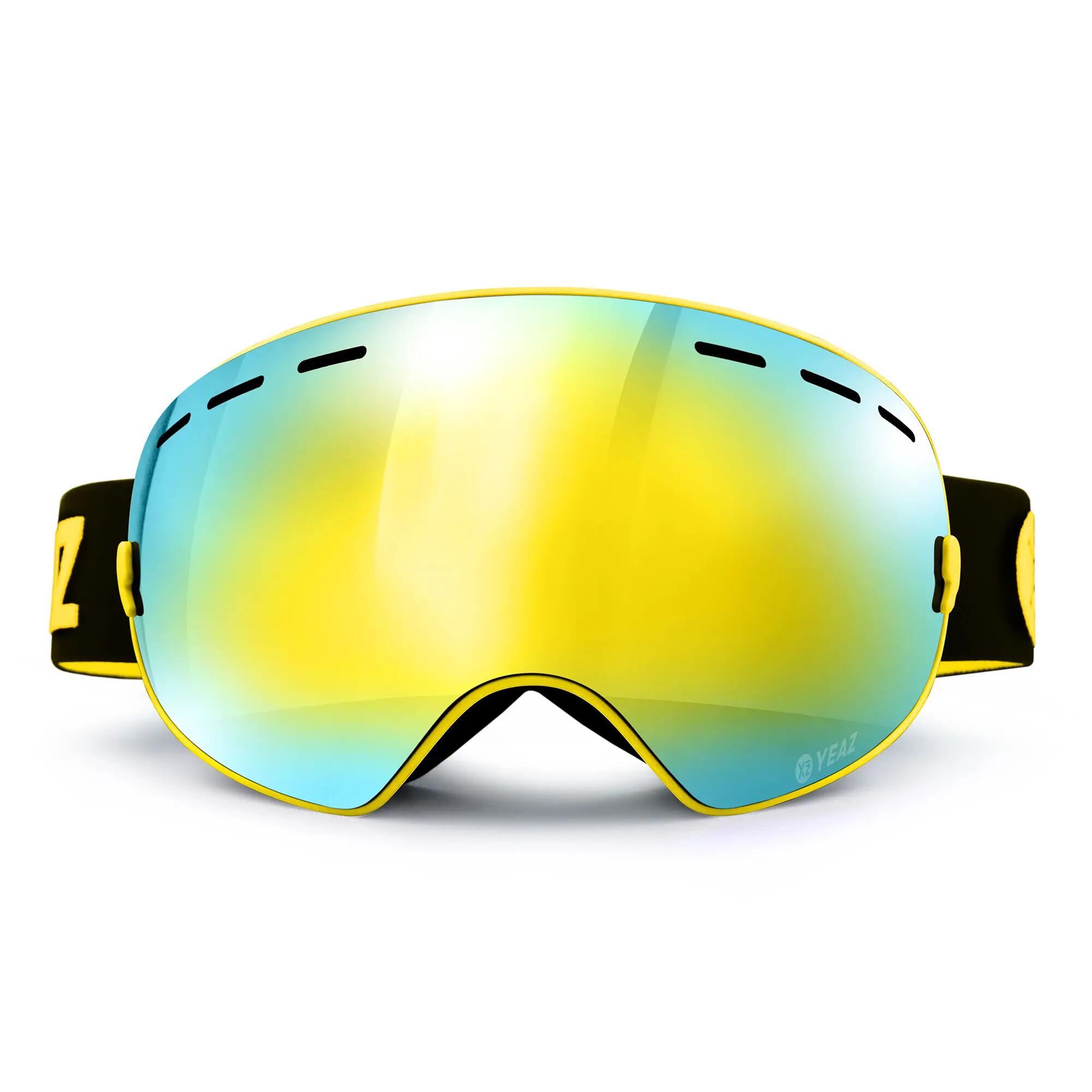 YEAZ Óculos de Esqui e Snowboard com Armação Amarelo Espelhado XTRM-SUMMIT 6/12