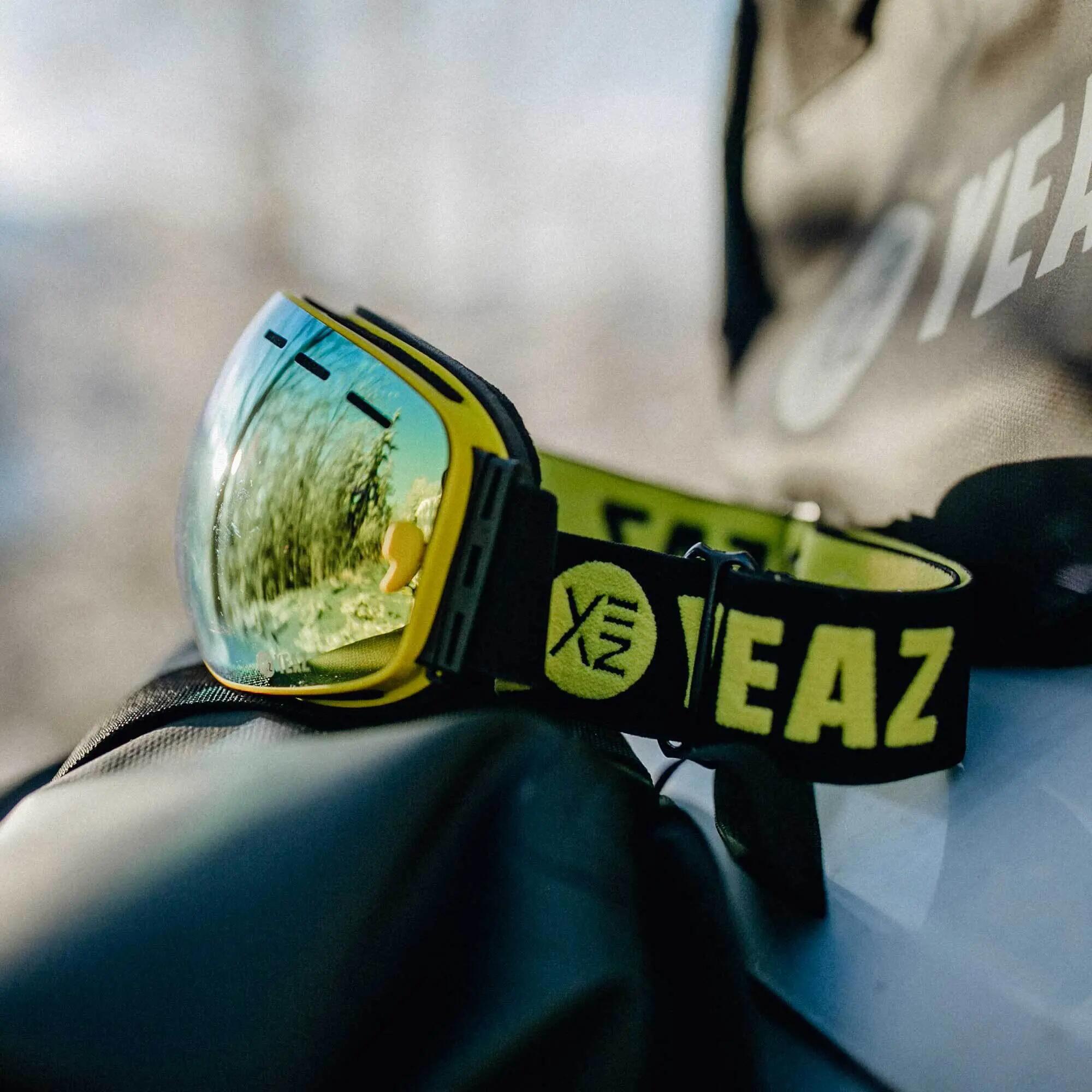 YEAZ Óculos de Esqui e Snowboard com Armação Amarelo Espelhado XTRM-SUMMIT 5/12