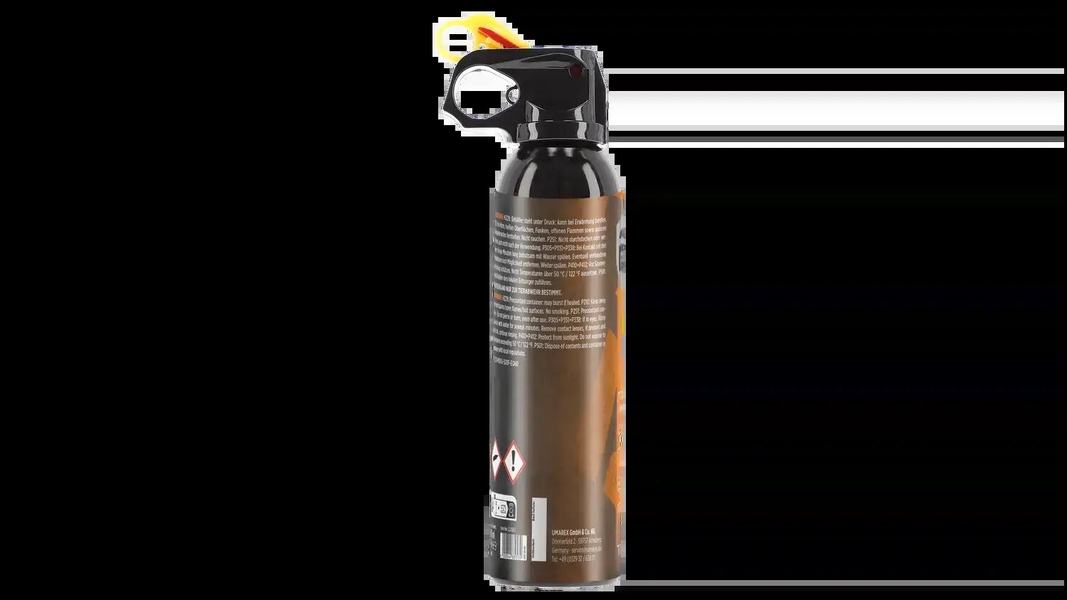 Pomarańczowy spray do samoobrony Umarex P2P 185 ml 3/6